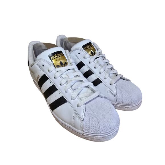 Adidas Originals Superstar Footwear Shoes White Black  Men's Size 8 Womens 9.5 - Picture 4 of 7
